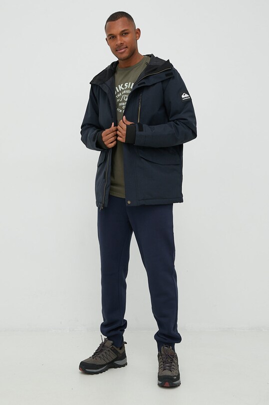 Quiksilver geacă Mission Solid EQYTJ03266 bleumarin AW23