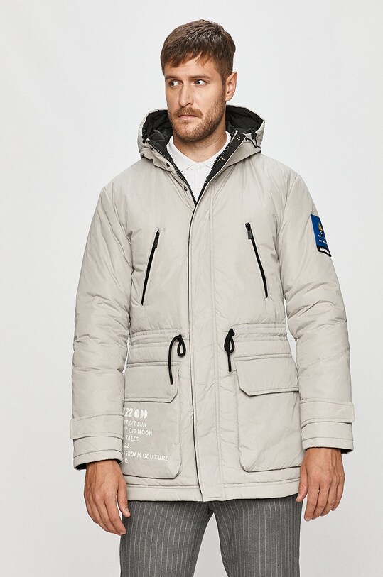 Scotch & Soda - geacă reversibilă cu captuseala gri 158294