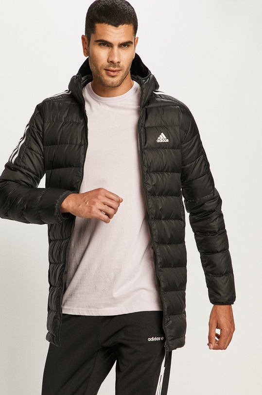 adidas Performance - Pernata jakna s kapuljačom crna GH4604