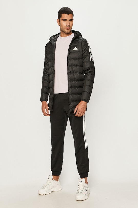 adidas Performance - Pernata jakna GH4604 crna AW20