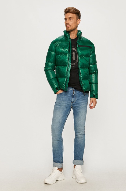 Trussardi Jeans - Kurtka puchowa 52S00462.1T004447 zielony AW20