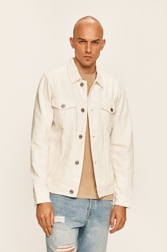 Produkt by Jack & Jones geacă din denim necaptusit alb 12171707