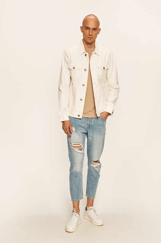 Produkt by Jack & Jones geacă din denim 12171707 alb AW20