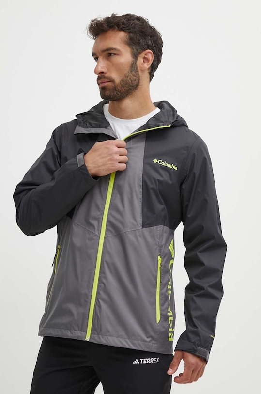 Turistická bunda Columbia Inner Limits II Jacket outdoor sivá 1893991