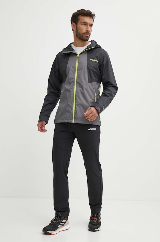 Turistická bunda Columbia Inner Limits II Jacket 1893991 sivá AW23
