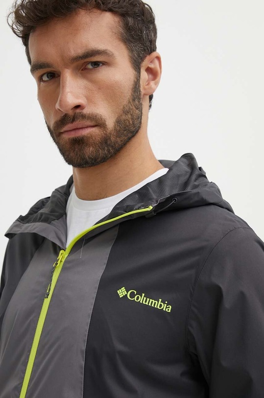 Turistická bunda Columbia Inner Limits II Jacket sivá 1893991