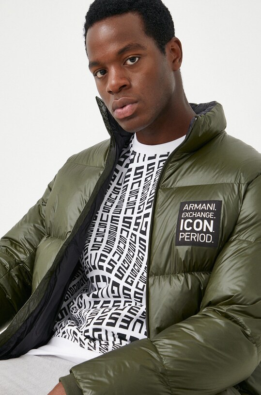 Пуховая куртка Armani Exchange зелёный 8NZBP2.ZNYNZ.NOS