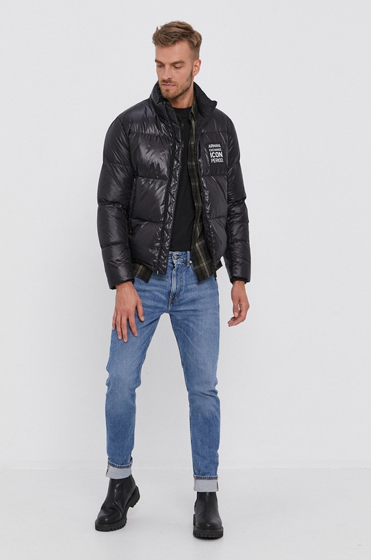 Péřová bunda Armani Exchange 8NZBP2.ZNYNZ.NOS černá AA00