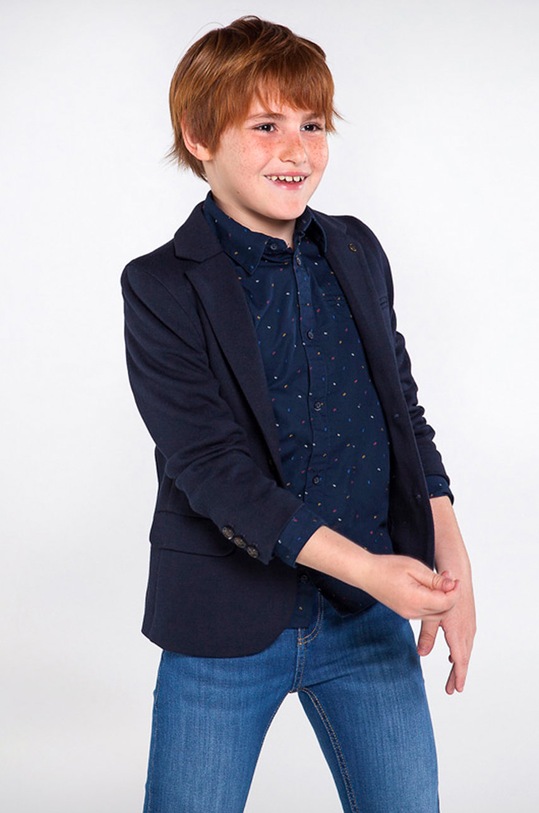 Mayoral - Sacou copii 128-172 cm 7462.7A.JUNIOR bleumarin AW20