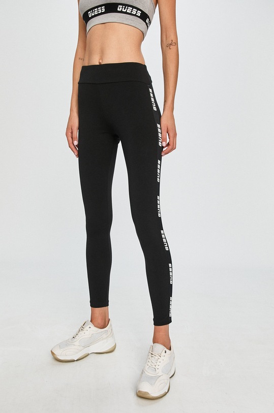 Guess Jeans - Legíny pletenina čierna O0BA02.KABR0