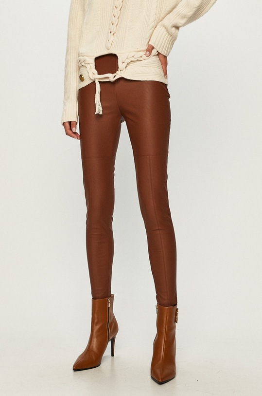 Pinko - Nohavice priliehavý hnedá 1G1520.Y6BE