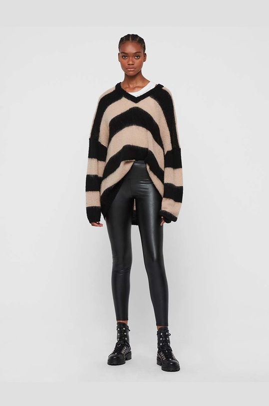 Odzież AllSaints - Legginsy CORA LEGGINGS WL166P czarny