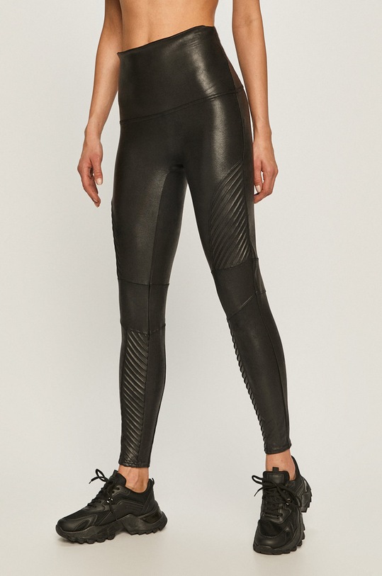 Spanx - Legginsy Moto z elastanem czarny 20136R