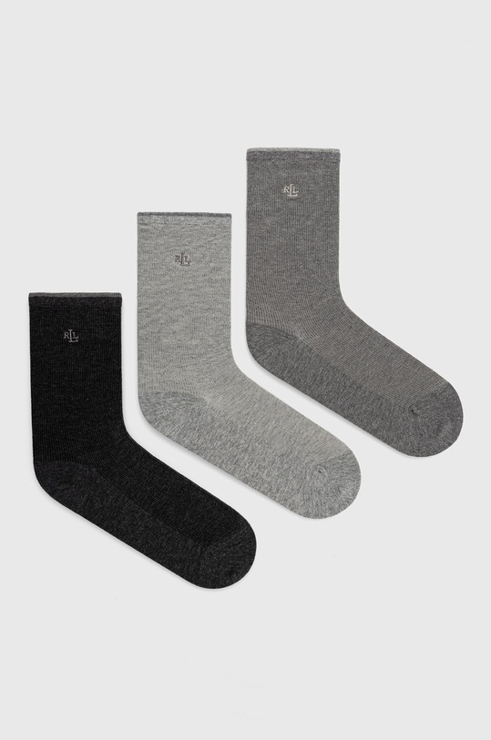 Lauren Ralph Lauren Skarpetki (3-pack) 454825133002 skarpetki długie szary 454825133002
