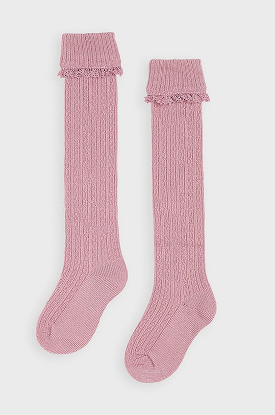 Mayoral - Detské ponožky dlhé ponožky ružová 10876.6D.SKARPETKI