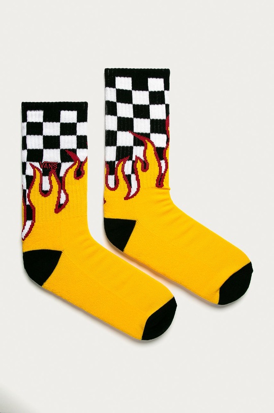 Ponožky Vans dlouhé ponožky žlutá VN0A4TQIZIA1