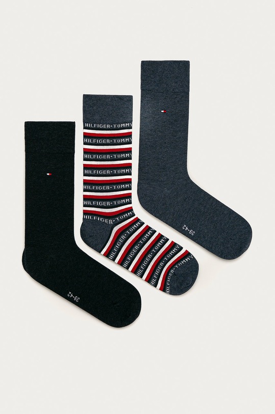 Tommy Hilfiger - Skarpetki (3-pack) 100000844 skarpetki długie granatowy 100000844