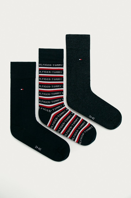 Tommy Hilfiger - Skarpetki (3-pack) 100000844 skarpetki długie granatowy 100000844