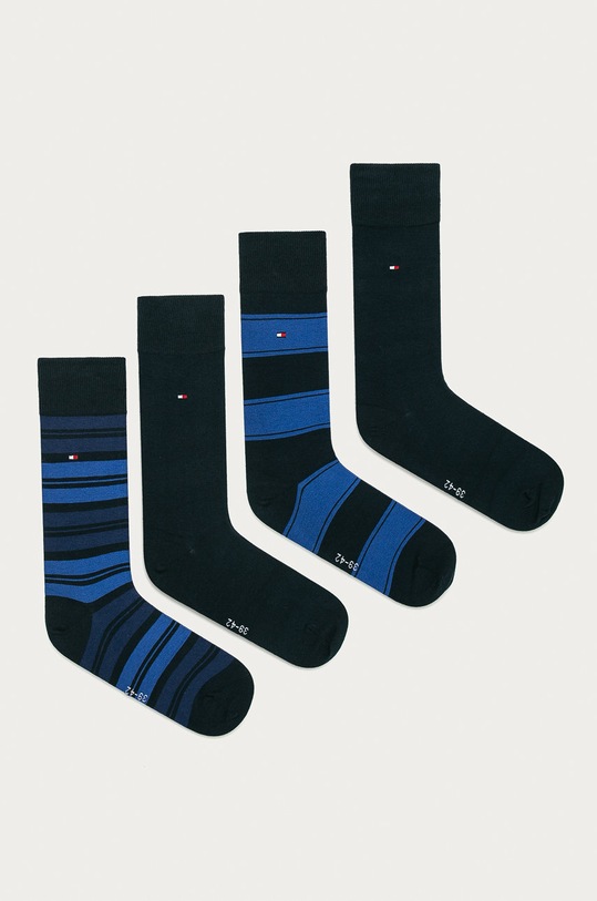 Tommy Hilfiger - Skarpetki (4-pack) 100000845 skarpetki długie granatowy 100000845