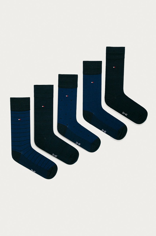 Tommy Hilfiger - Skarpetki (5-pack) melanż granatowy 100000846