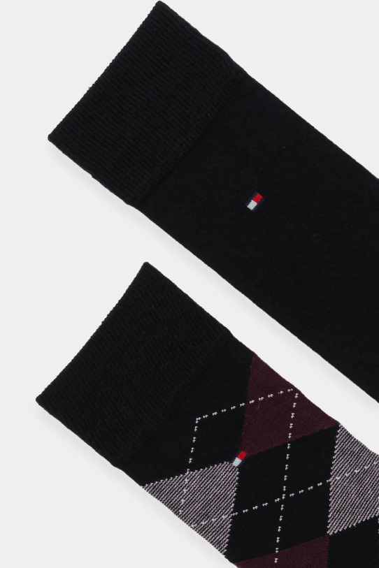 Tommy Hilfiger skarpetki 2-pack 100001495 czarny AW25