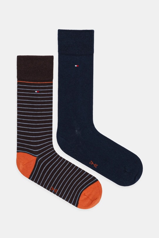 Tommy Hilfiger skarpetki 2-pack skarpetki długie brązowy 100001496
