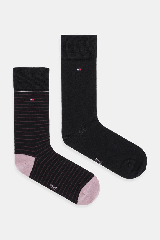 Tommy Hilfiger skarpetki 2-pack skarpetki długie czarny 100001496