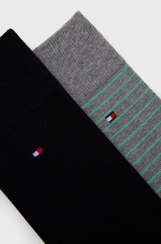 Ponožky Tommy Hilfiger (2-pak) 100001496 čierna AW23