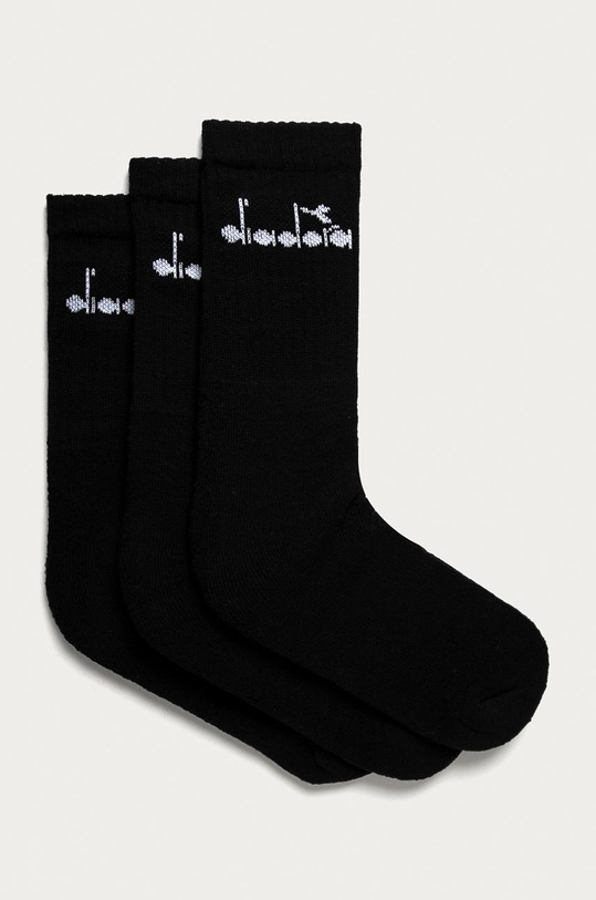 Funkční prádlo Diadora dlouhé ponožky černá D9055