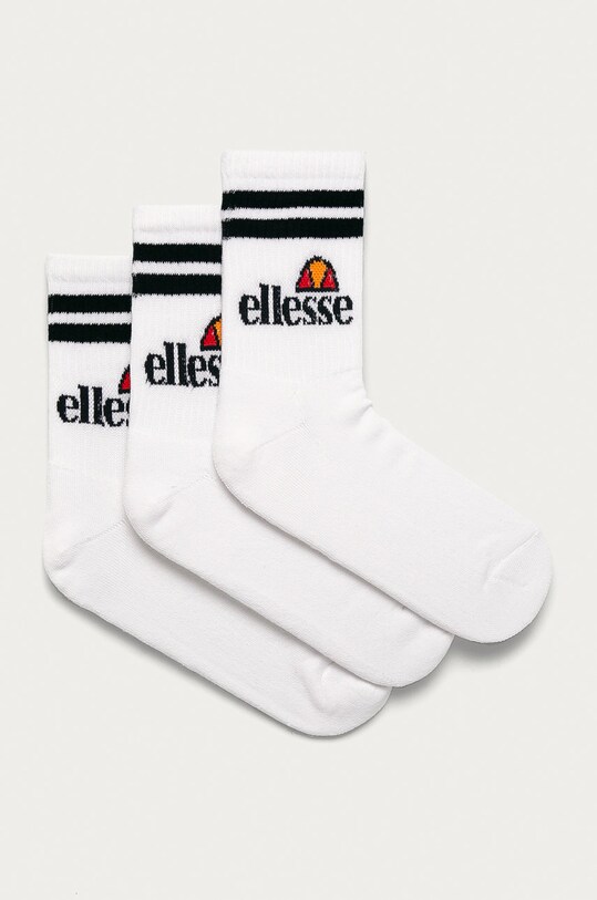 Ellesse - șosete (3-pack) sosete lungi alb SAAC0620