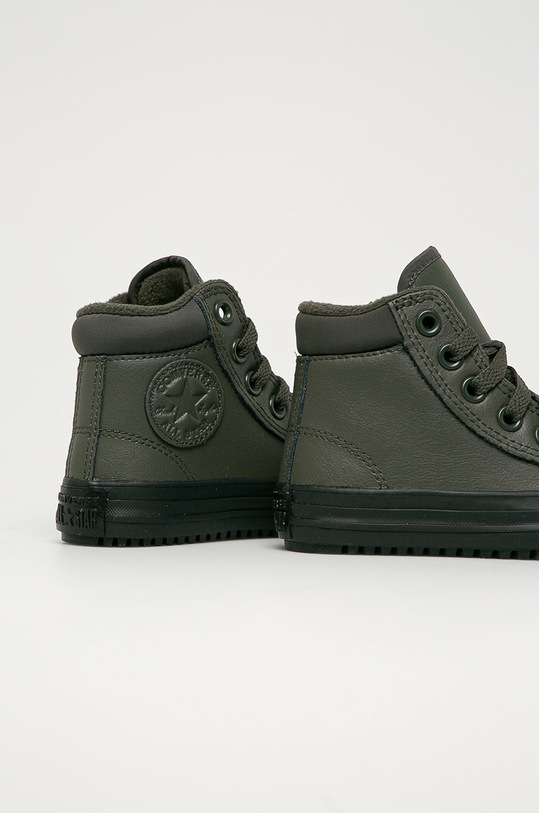 Chlapec Converse - Detské kožené tenisky 668923C sivá