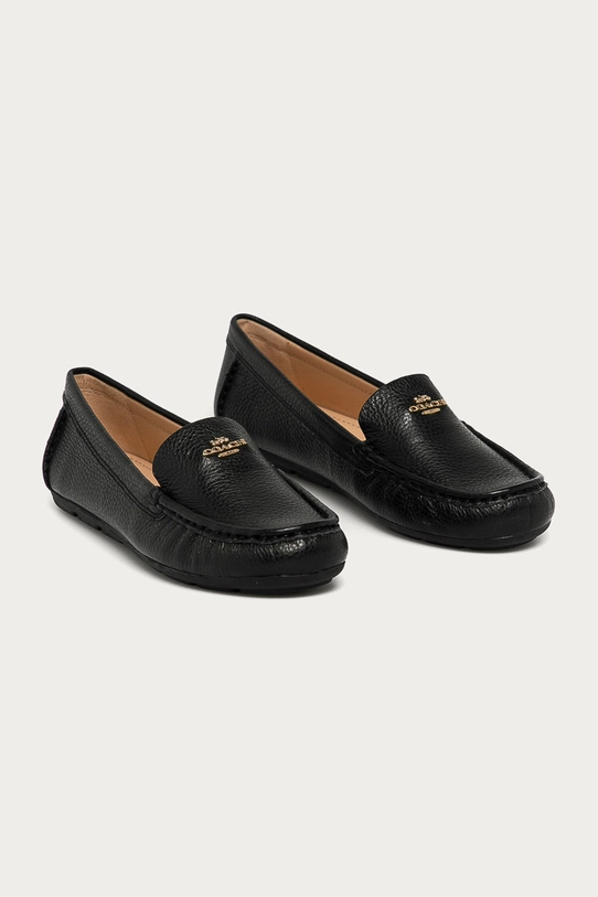 Coach - Mocasini de piele Marley G4835 negru SS21