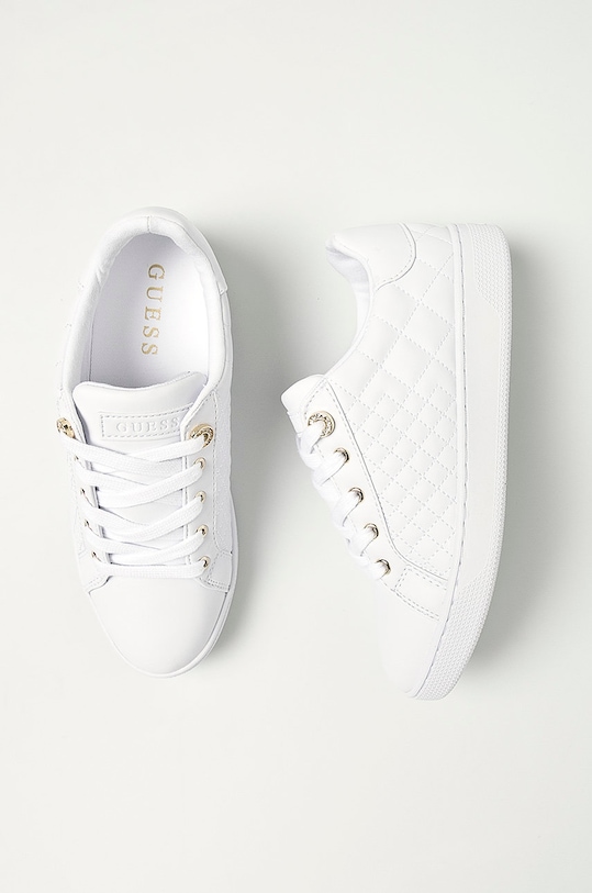 Guess Jeans - Παπούτσια NHL Pittsburgh Penguins Jeans REACE FL7REE.ELE12 λευκό