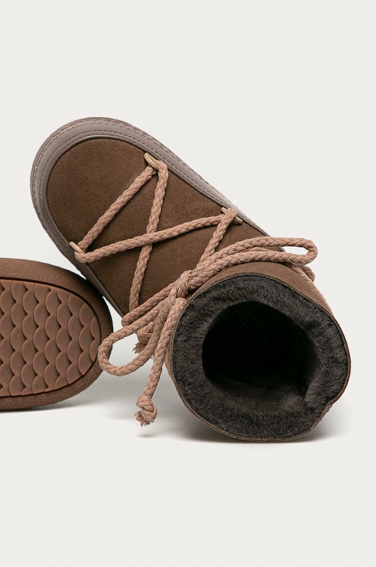 Inuikii - Bocanci de piele maro 70101.7