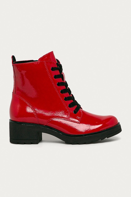 Marco Tozzi - Botine cu snur rosu 2.2.25262.35.574