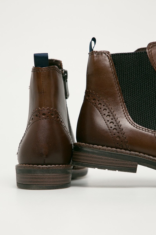 Obuv Marco Tozzi - Kožené topánky Chelsea 2.2.25365.35.300 hnedá