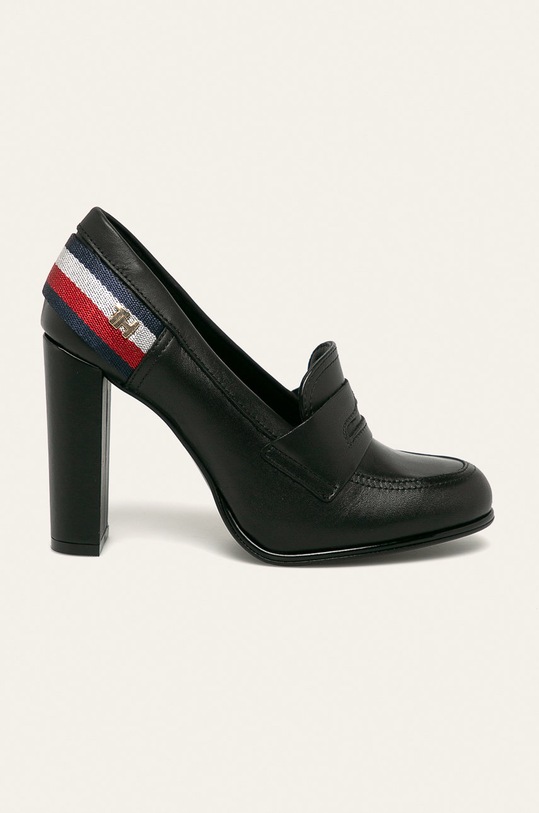 Tommy Hilfiger - Pantofi de piele gros negru FW0FW04977BDS
