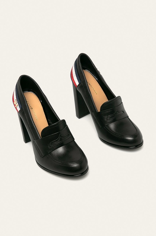 Tommy Hilfiger - Pantofi de piele FW0FW04977BDS negru AW20
