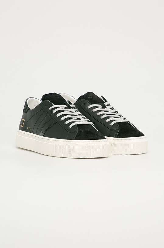 D.A.T.E. - Topánky Vertigo W331.VE.CA.BK čierna AW20