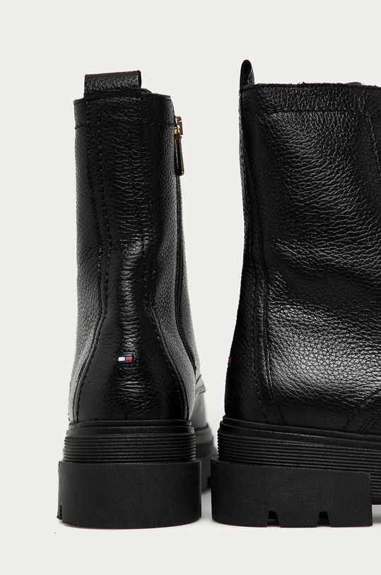 Încălțăminte Tommy Hilfiger - Bocanci de piele FW0FW05185BDS negru