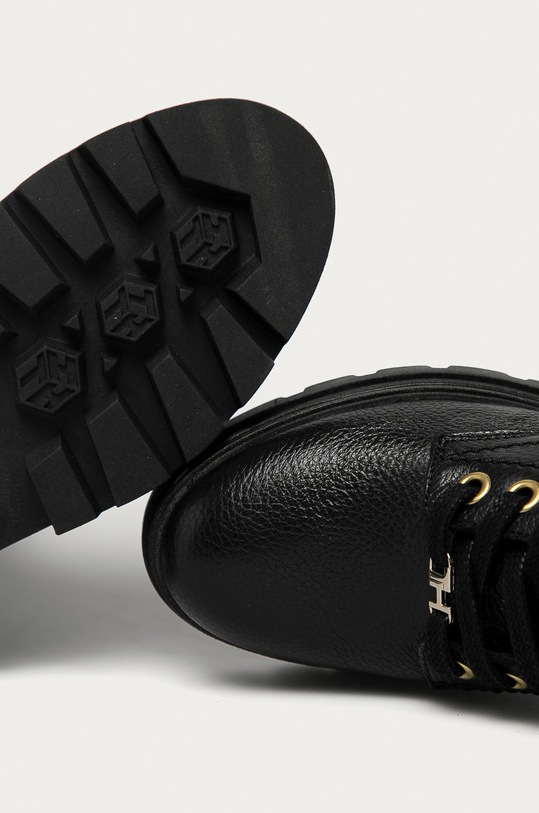 Tommy Hilfiger - Bocanci de piele FW0FW05185BDS negru