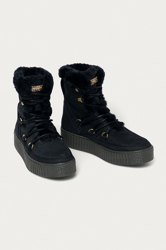 Tommy Hilfiger - Śniegowce FW0FW05285DW5 granatowy AW20