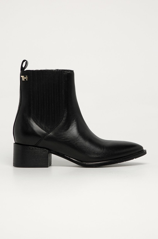 Tommy Hilfiger - Cizme de piele pana la 5 cm negru FW0FW05173BDS