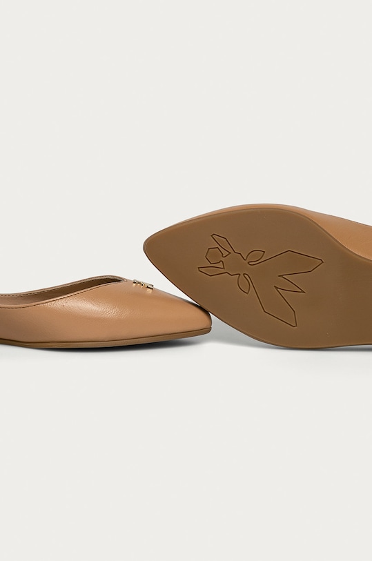 Patrizia Pepe - Kožené balerínky 2V8484.A3KW béžová