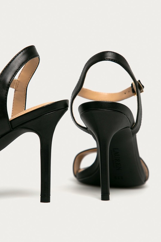 Obuwie Lauren Ralph Lauren - Sandały skórzane Gwen 802813904001 czarny