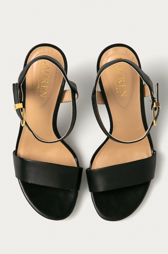 Lauren Ralph Lauren - Sandały skórzane Gwen 802813904001 czarny