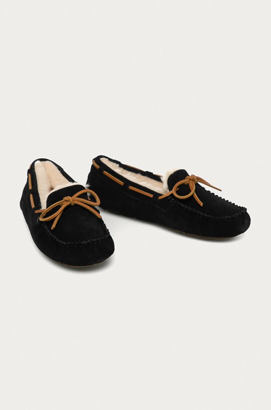 UGG - Papuci din piele intoarsa Dakota 1107949.BLK negru AW20