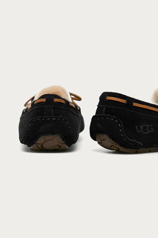 Încălțăminte UGG - Papuci din piele intoarsa Dakota 1107949.BLK negru