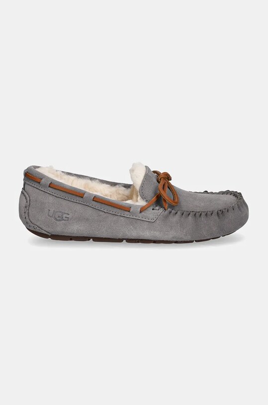 UGG - Kućne papuče od brušene kože Dakota 1107949.PEW siva AW20
