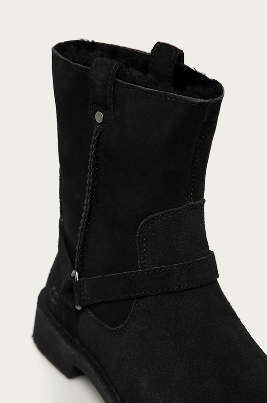 UGG - Botki zamszowe Aveline 1112469.BLK czarny
